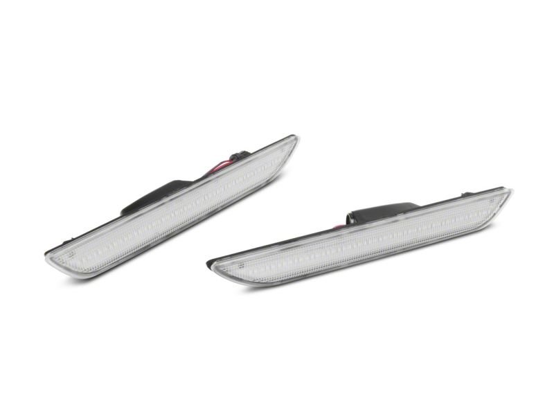 Raxiom - Raxiom 15 - 23 Ford Mustang Axial Series LED Side Marker Lights Rear - Clear - Demon Performance