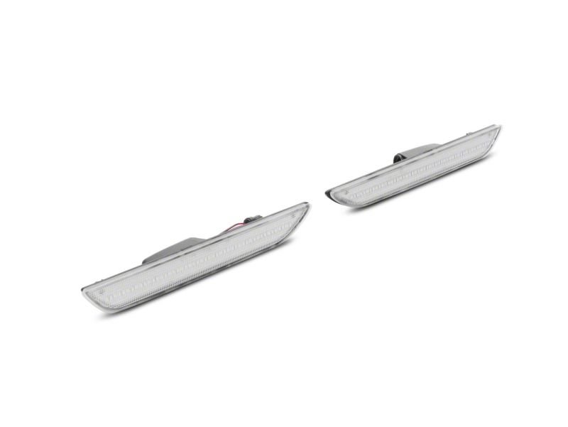 Raxiom - Raxiom 15 - 23 Ford Mustang Axial Series LED Side Marker Lights Rear - Clear - Demon Performance