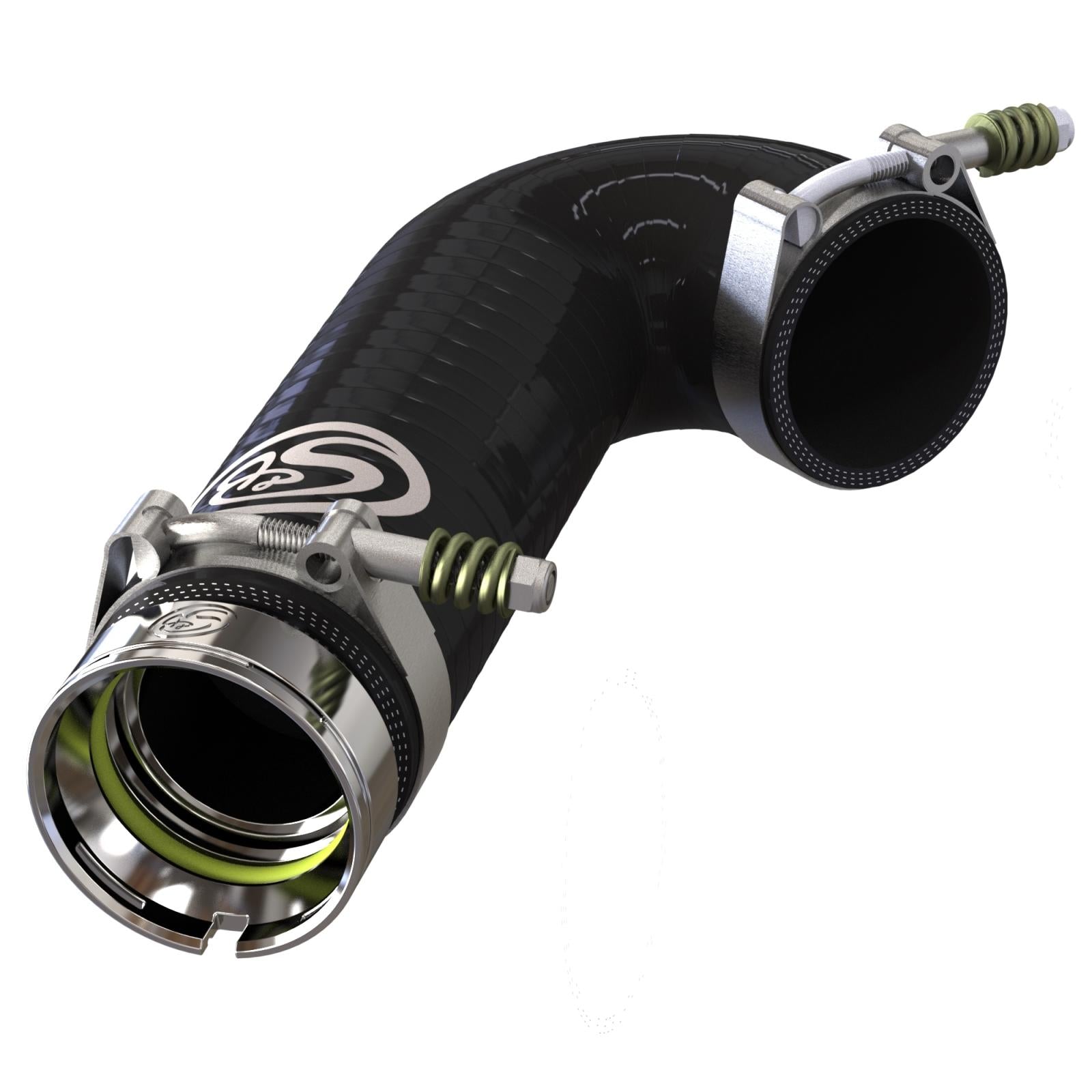 S&B - S&B Hot Side Intercooler Pipe for 20 - 22 Silverado/Sierra 1500 Duramax 3.0L - Demon Performance