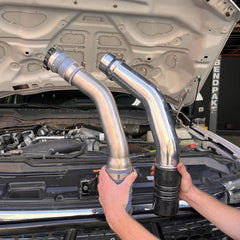 S&B - S&B Hot Side Intercooler Pipe for 2011 - 2015 Ford F250 / F350 6.7L Powerstroke - Demon Performance