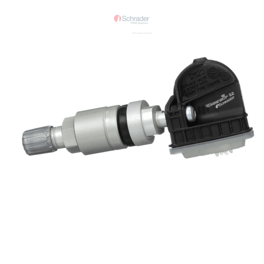 Schrader - Schrader TPMS Sensor - EZ- Sensor Programmer w/ Silver Aluminum Valve - Demon Performance