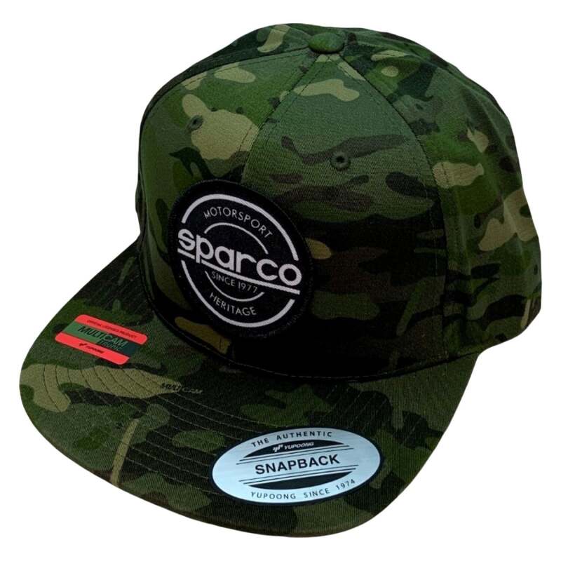 SPARCO - Sparco Cap S-Patch Snapback - Cam Tropi - Demon Performance
