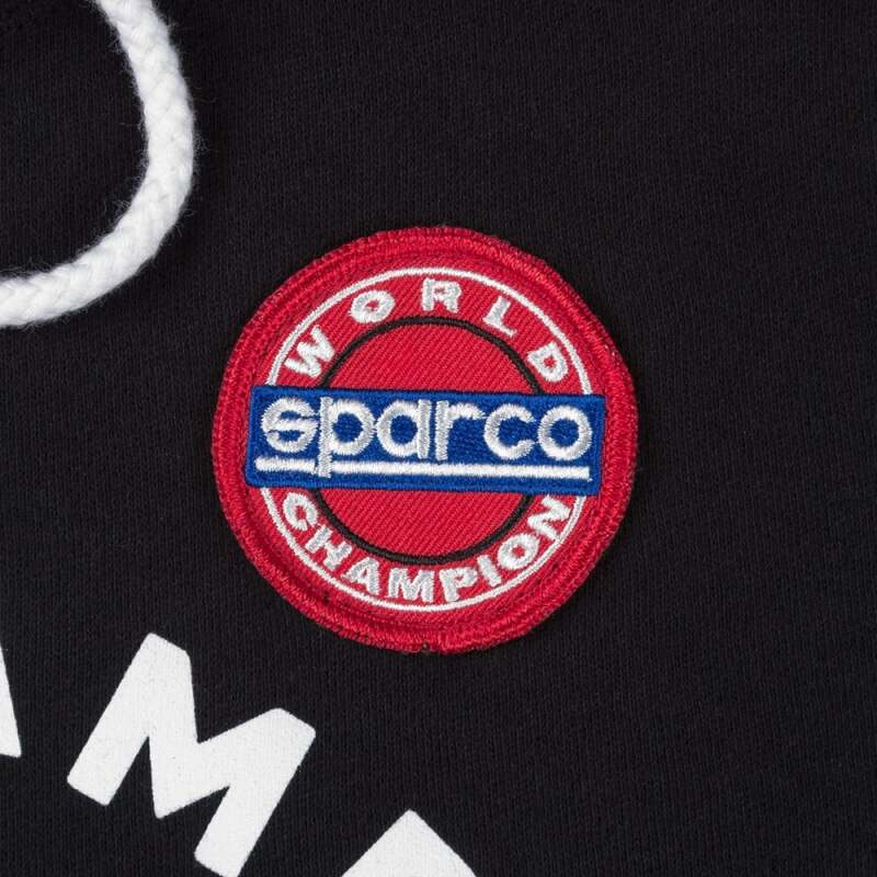 SPARCO - Sparco Hoodie 77 Lrg Black - Demon Performance