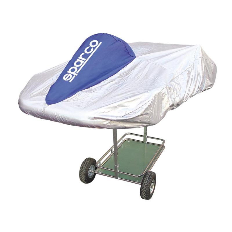 SPARCO - Sparco Kart Cover Silver/Blue - Demon Performance
