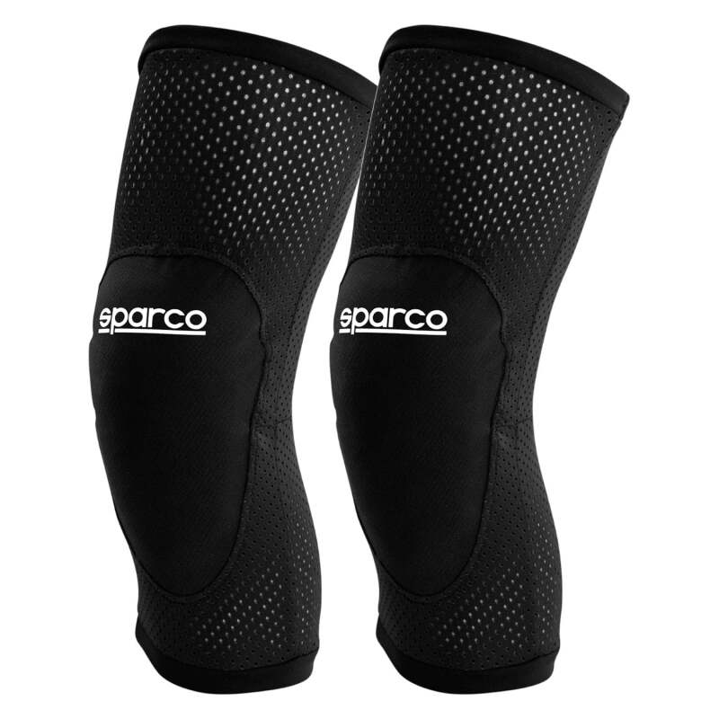 SPARCO - Sparco Kart Knee Pads - Black (Medium) - Demon Performance