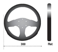 SPARCO - Sparco Strwhl 300 Suede Black - Demon Performance