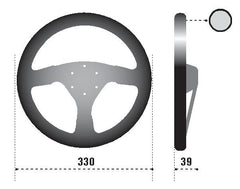 SPARCO - Sparco Strwhl 323 Suede Black - Demon Performance