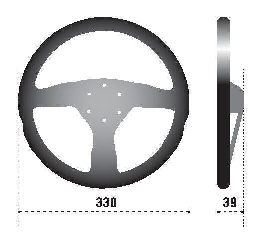 SPARCO - Sparco Strwhl 383 Suede Black - Demon Performance