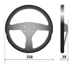 SPARCO - Sparco Strwhl 383 Suede Black - Demon Performance
