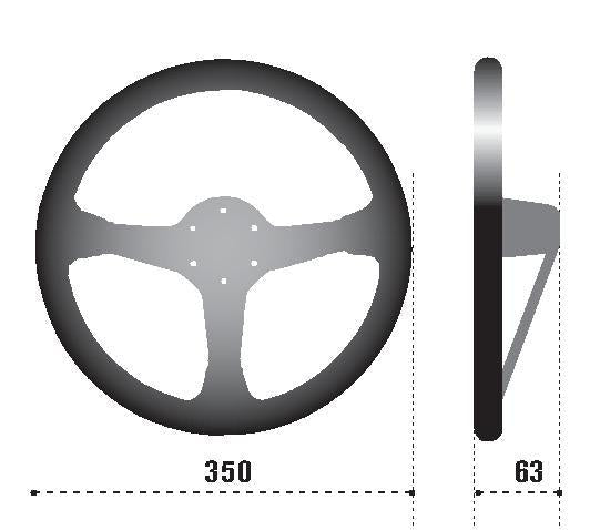 SPARCO - Sparco Strwhl L575 Monza Suede - Demon Performance