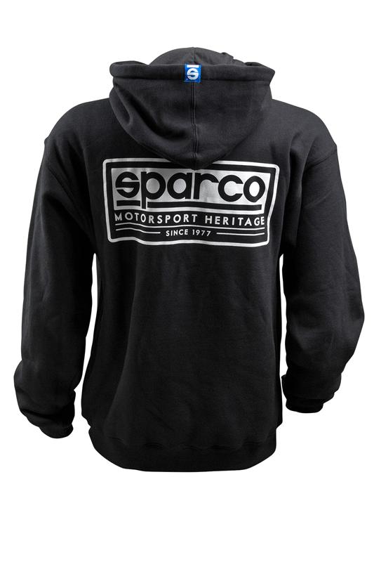 SPARCO - Sparco Swtshrt Hooded Heritage Blk Xl - Demon Performance