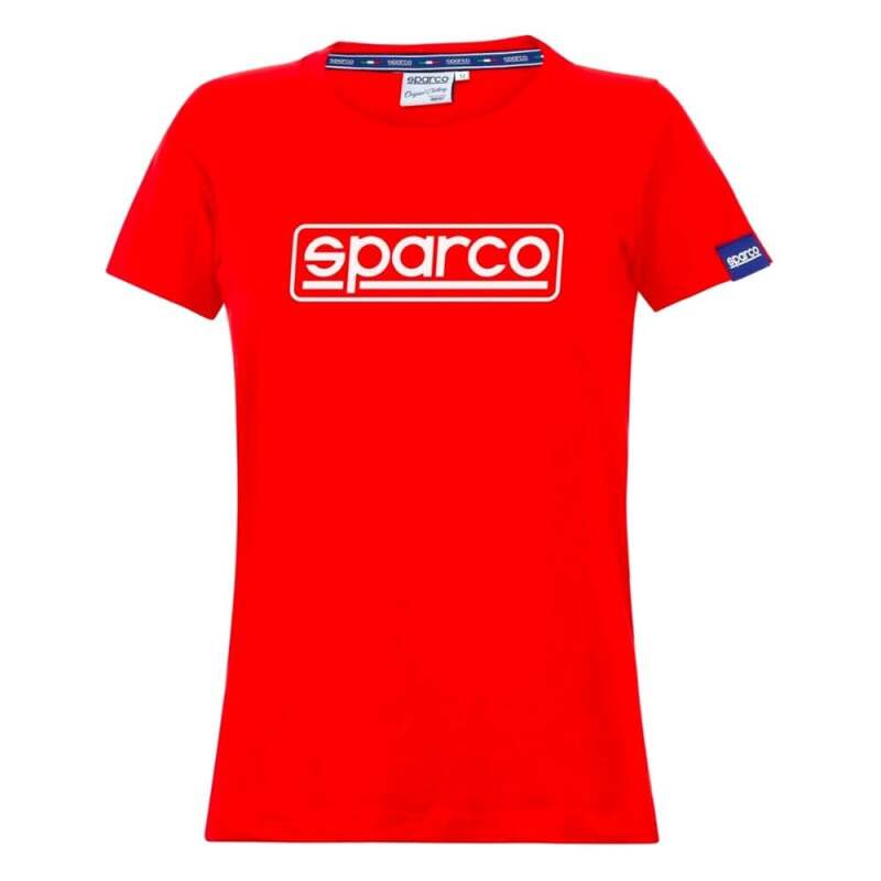 SPARCO - Sparco T-Shirt Lady Frame LRG Red - Demon Performance