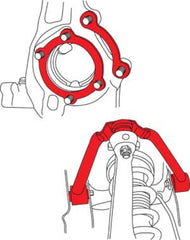 SPC Performance - SPC Performance 03 - 08 Nissan 350Z/03 - 07 Infiniti G35 Front Adjustable Control Arms - Demon Performance