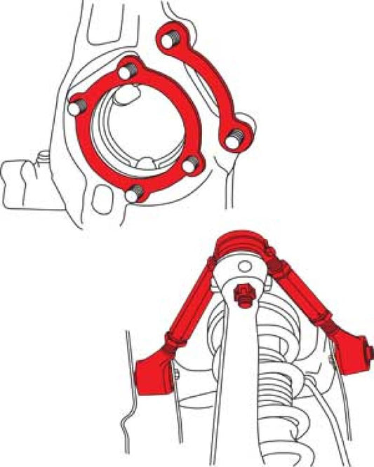 SPC Performance - SPC Performance 03 - 08 Nissan 350Z/03 - 07 Infiniti G35 Front Adjustable Control Arms - Demon Performance