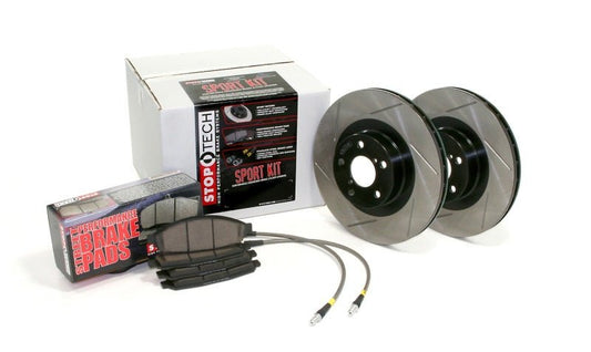 Stoptech - Sport Axle Pack, Slotted, Front - Demon Performance