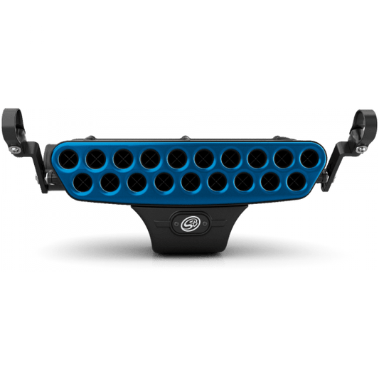 S&B - Stainless Steel Blue Faceplate for Particle Separator S&B - Demon Performance