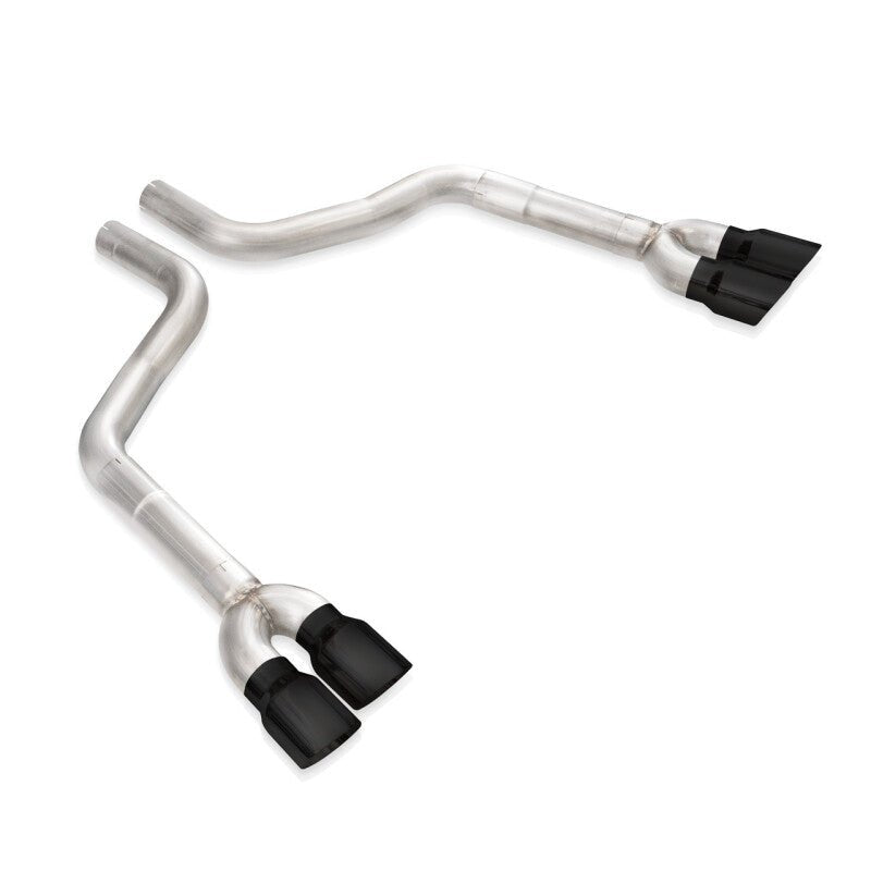 Stainless Works - Stainless Works 15-21 Dodge Challenger 5.7L/6.2L/6.4L Rear Resonator Delete - Black Tips - Demon Performance