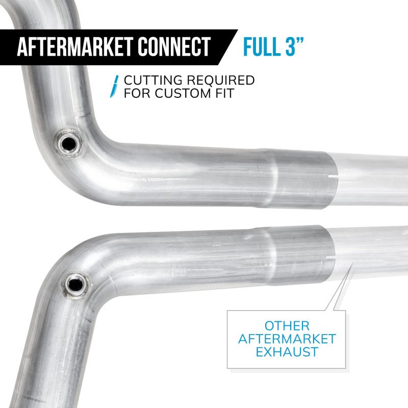 Stainless Works - Stainless Works 15-25 Mustang GT Lead Pipe Kit - Aftermarket Connect - Demon Performance