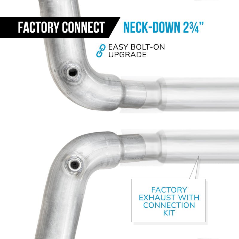 Stainless Works - Stainless Works 15-25 Mustang GT Lead Pipe Kit - Factory Connect - Demon Performance