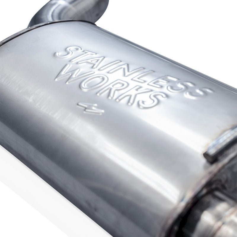 Stainless Works - Stainless Works 2024 Mustang GT Catback Dual Tips Legend Sound H-Pipe Factory Connect Exhaust - Demon Performance
