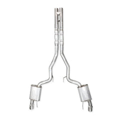 Stainless Works - Stainless Works 2024 Mustang GT Catback Dual Tips Redline Sound H-Pipe Factory Connect Exhaust - Demon Performance