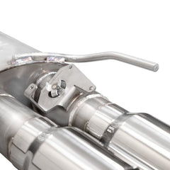 Stainless Works - Stainless Works 2024 Mustang GT Catback Quad Tips Redline Sound X-Pipe Factory Connect Exhaust - Demon Performance