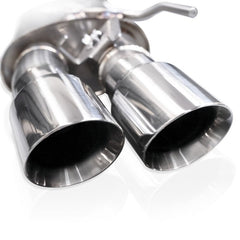 Stainless Works - Stainless Works 2024 Mustang GT Catback Quad Tips Redline Sound X-Pipe Factory Connect Exhaust - Demon Performance