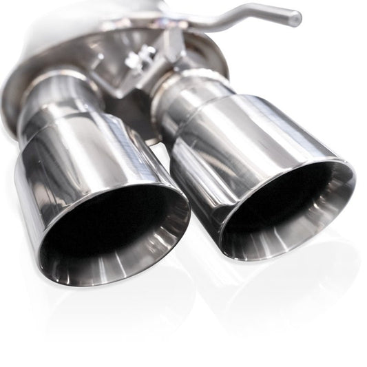 Stainless Works - Stainless Works 2024 Mustang GT Catback Quad Tips Redline Sound X-Pipe Performance Connect Exhaust - Demon Performance