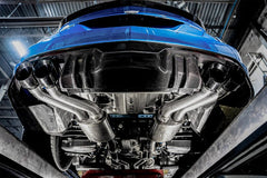 Stainless Works - Stainless Works 22-25 Cadillac CT5-V Blackwing Axleback Exhaust - Black Chrome Tips - Demon Performance