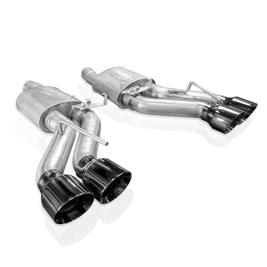 Stainless Works - Stainless Works 22-25 Cadillac CT5-V Blackwing Axleback Exhaust - Black Chrome Tips - Demon Performance