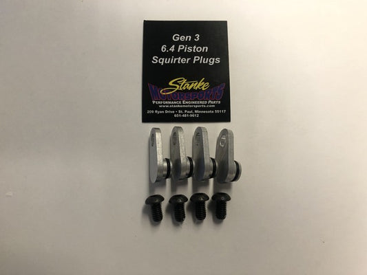Stanke Motorsports GEN 3 6.4 HEMI Piston Squirter Plugs (Set of 4)