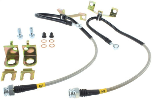Stoptech - StopTech 95 - 00 Dodge Viper Stainless Steel Front Brake Line Kit - Demon Performance
