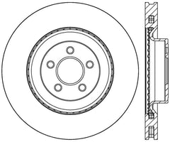 Stoptech - StopTech Cross Drilled Sport Brake Rotor - 2015 Ford Mustang w/ Brembo - Front Right - Demon Performance