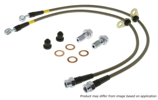Stoptech - StopTech Stainless Steel Front Brake Lines 15 - 18 Ford Mustang - Demon Performance