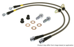 Stoptech - StopTech Stainless Steel Front Brake Lines 15 - 18 Ford Mustang - Demon Performance