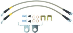 Stoptech - StopTech Stainless Steel Front Brake Lines 2015 Ford Mustang Base/V6/GT w/ 320mm & 352mm Front Discs - Demon Performance