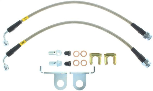 Stoptech - StopTech Stainless Steel Front Brake Lines 2015 Ford Mustang GT w/ Performance Package - Demon Performance