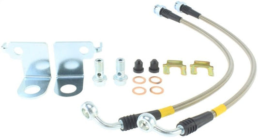 Stoptech - StopTech Stainless Steel Front Brake Lines 2015 Ford Mustang GT w/ Performance Package - Demon Performance