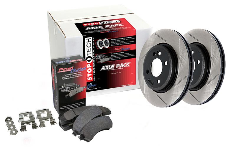 Stoptech - Street Axle Pack, Slotted, Front - Demon Performance