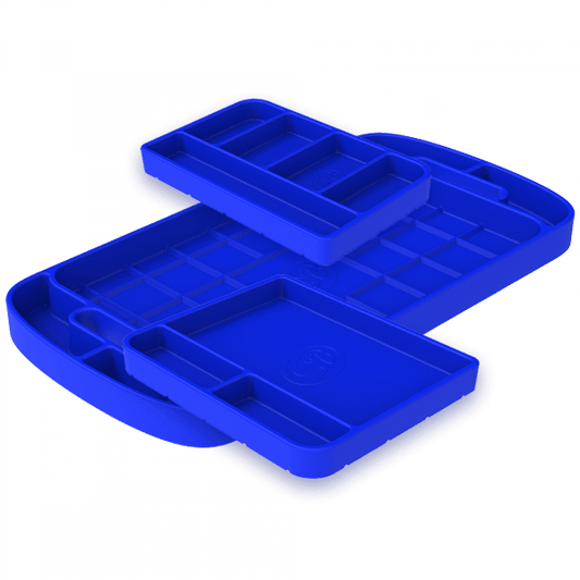 S&B - Tool Tray Silicone 3 Piece Set Color Blue S&B - Demon Performance