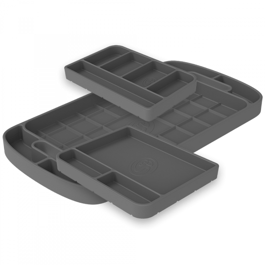 S&B - Tool Tray Silicone 3 Piece Set Color Charcoal S&B - Demon Performance