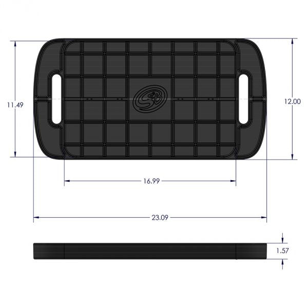 S&B - Tool Tray Silicone 3 Piece Set Color Charcoal S&B - Demon Performance