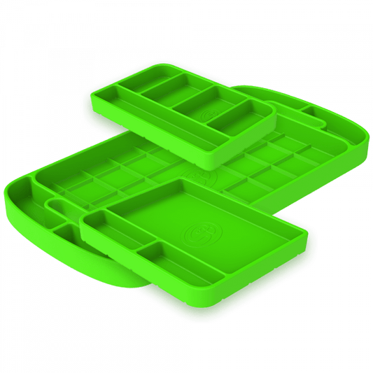 S&B - Tool Tray Silicone 3 Piece Set Color Lime Green S&B - Demon Performance