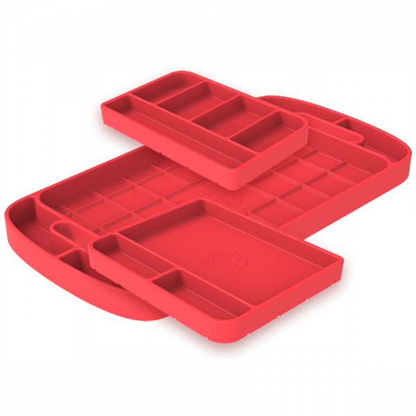 S&B - Tool Tray Silicone 3 Piece Set Color Pink S&B - Demon Performance
