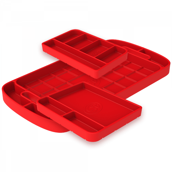 S&B - Tool Tray Silicone 3 Piece Set Color Red S&B - Demon Performance