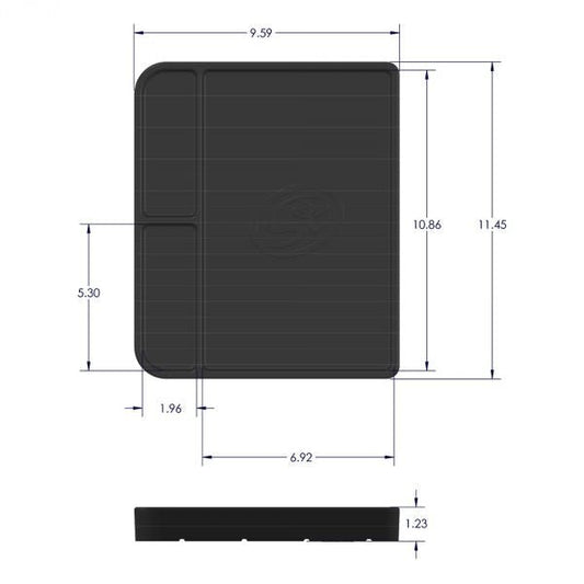 S&B - Tool Tray Silicone Medium Color Charcoal S&B - Demon Performance
