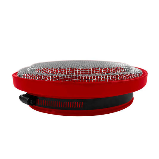 S&B - Turbo Screen Guard With Velocity Stack - 4.50 Inch (Red) S&B - Demon Performance