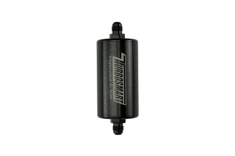 Turbosmart - Turbosmart 10um 6AN Inline Fuel Filter - Black - Demon Performance
