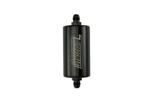 Turbosmart - Turbosmart 10um 6AN Inline Fuel Filter - Black - Demon Performance