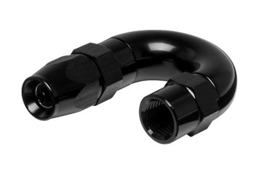 Vibrant - Vibrant - 3AN 180 Degree High Flow Hose End Fitting for PTFE Lined Hose - Aluminum - Demon Performance